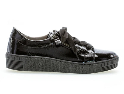 Black Patent Sneaker