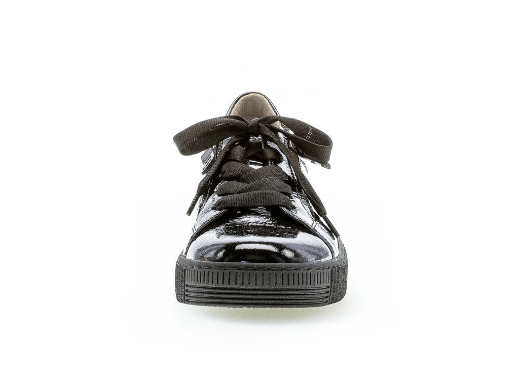 Black Patent Sneaker