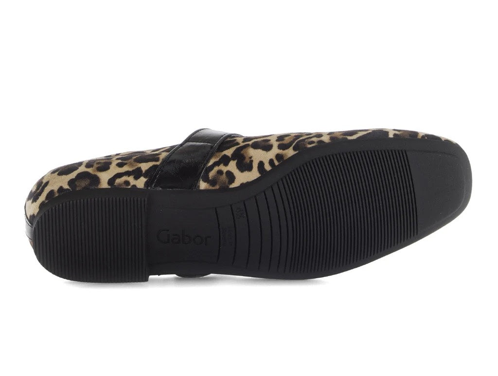 Leopard Pump With Strap