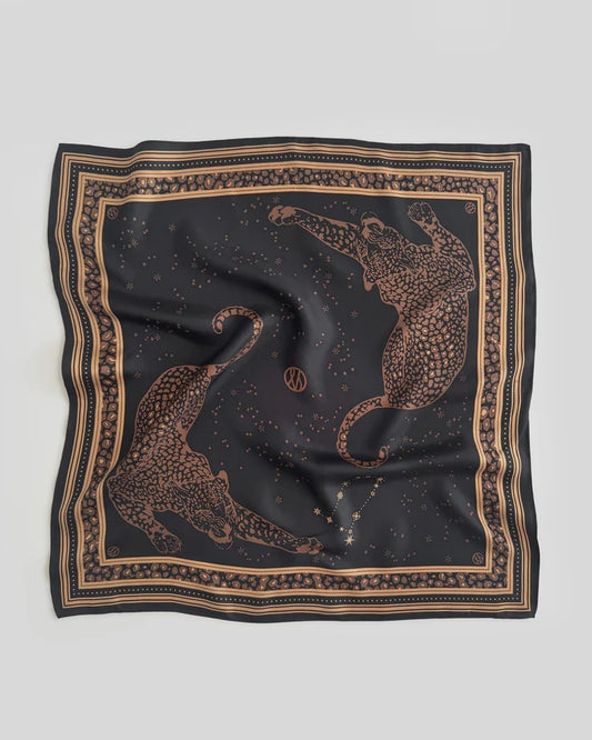 Gemini Scarf Black With Leo