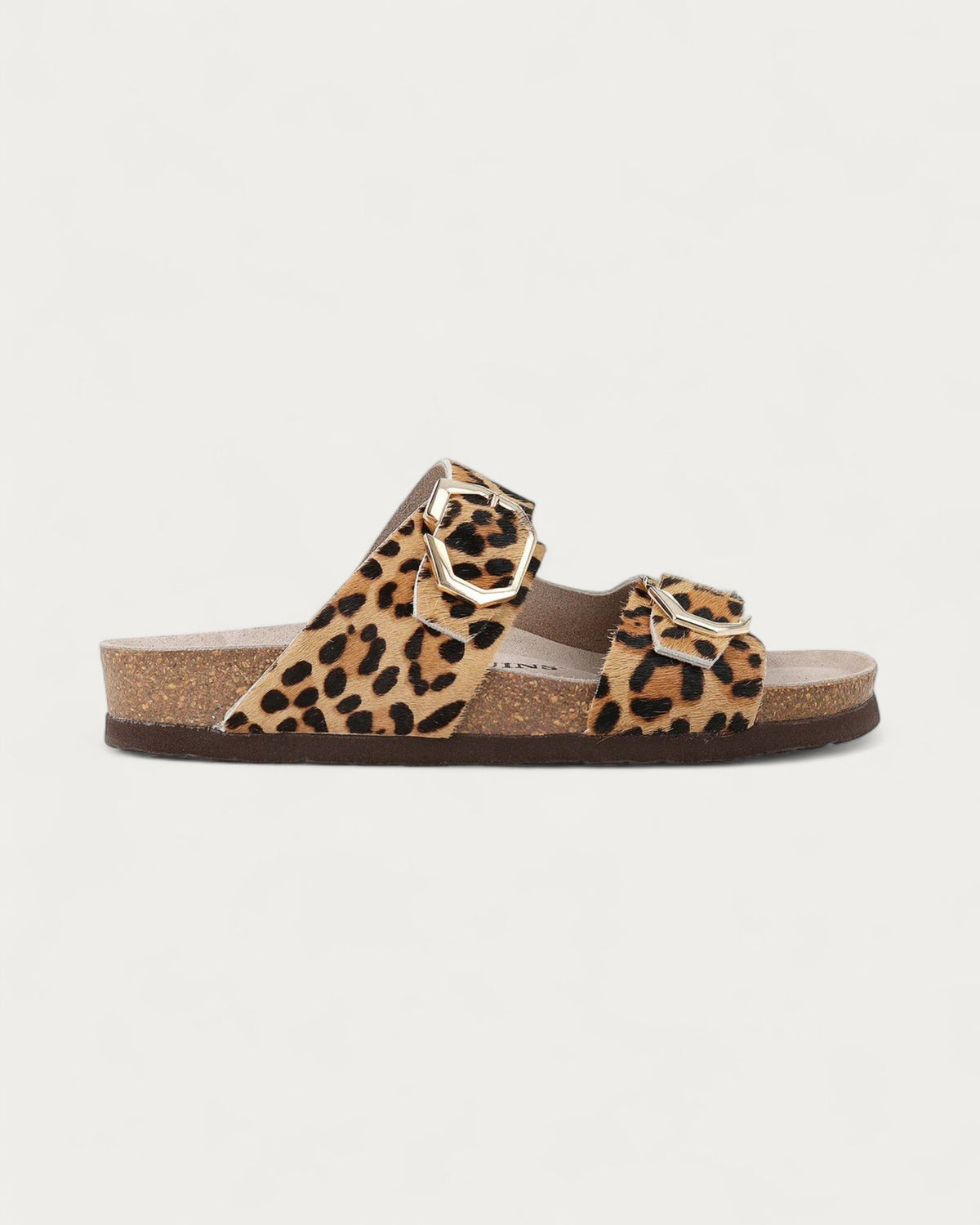 Genuins Leopard Print Slider - side view