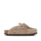 Ziar Perforated Clog In Taupe