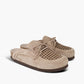 Ziar Perforated Clog In Taupe