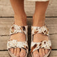 Cowhide Double Strap Sandal