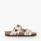 Cowhide Double Strap Sandal