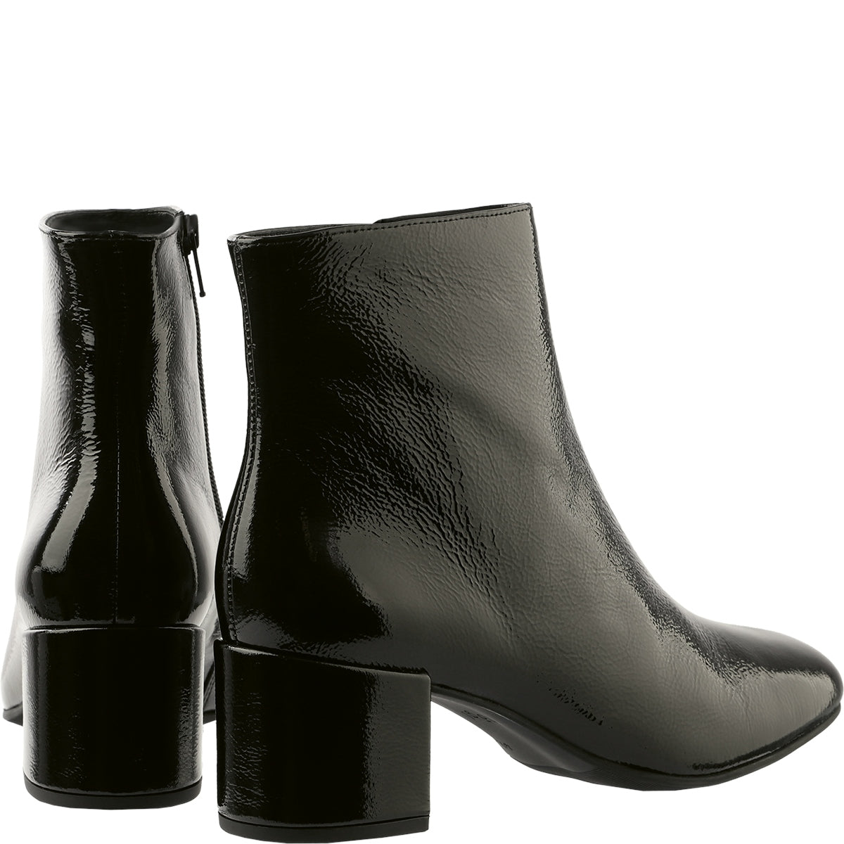 Patent Leather Ankle Boot