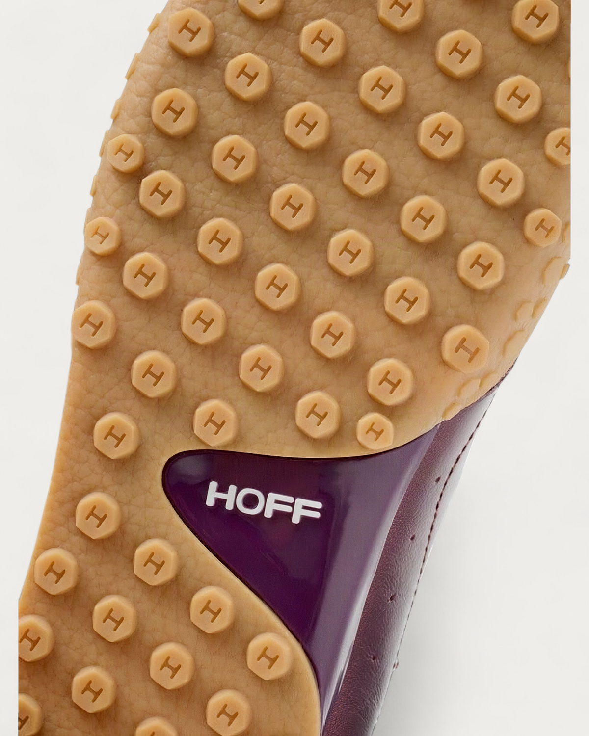 HOFF Bridge Metallic Burgundy sneaker, sole detail