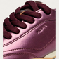 HOFF Bridge Metallic Burgundy sneaker, upper close-up