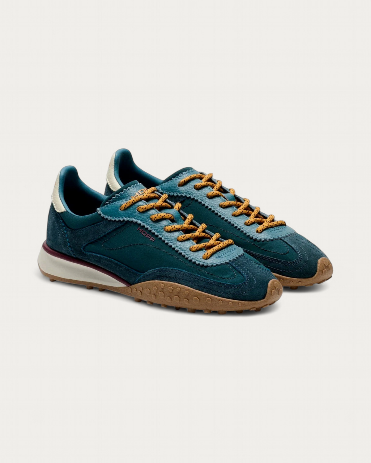Hoff Bridge Mk sneaker in teal - pair view