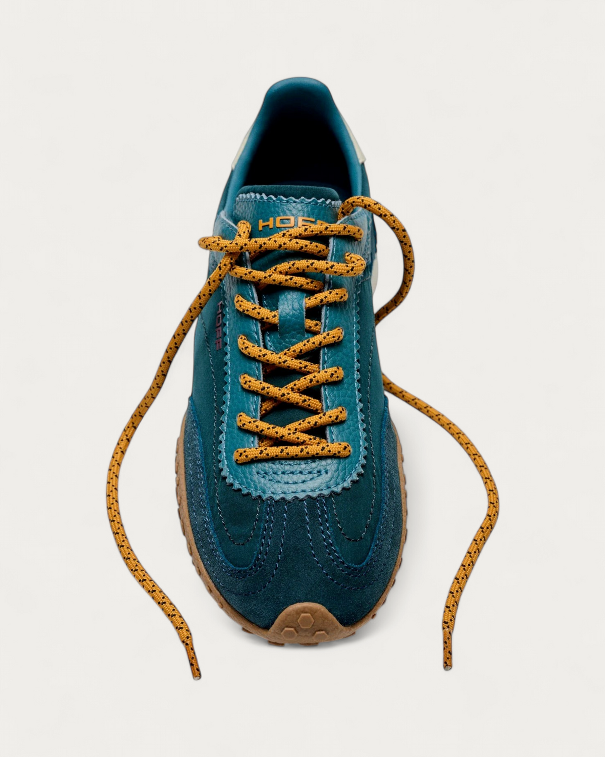 Hoff Bridge Mk sneaker in teal - top view