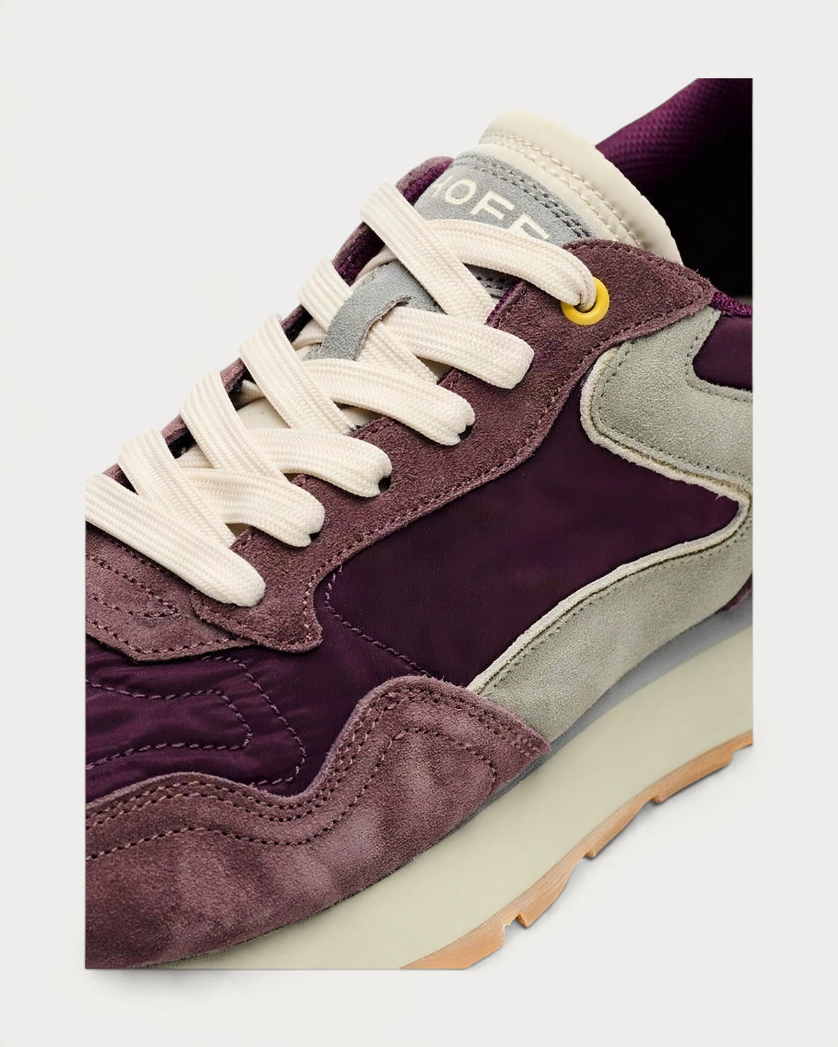 Hoff City Chrome Sneaker In Aubergine - view 2