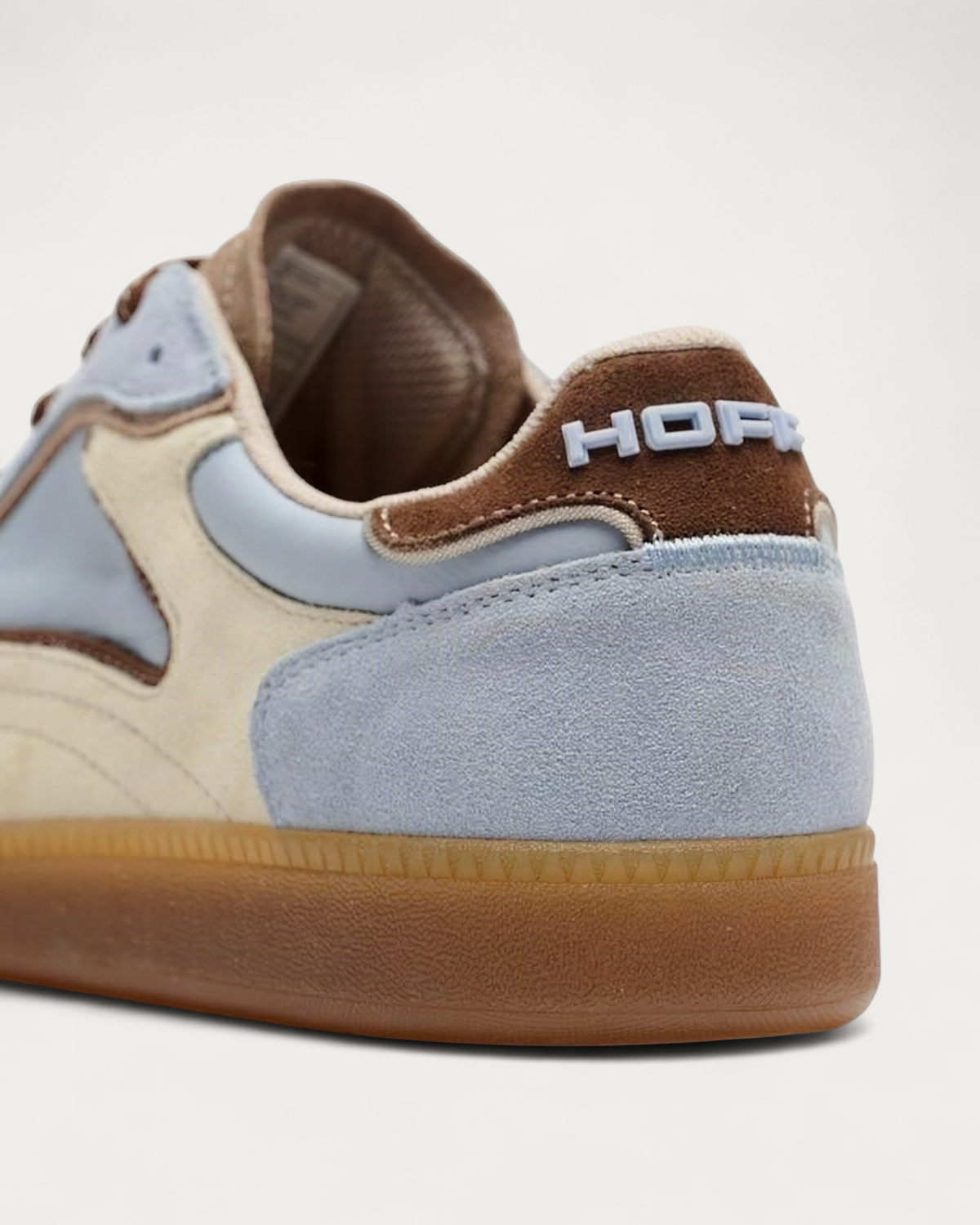 Hoff Park sneaker in blue - heel close up