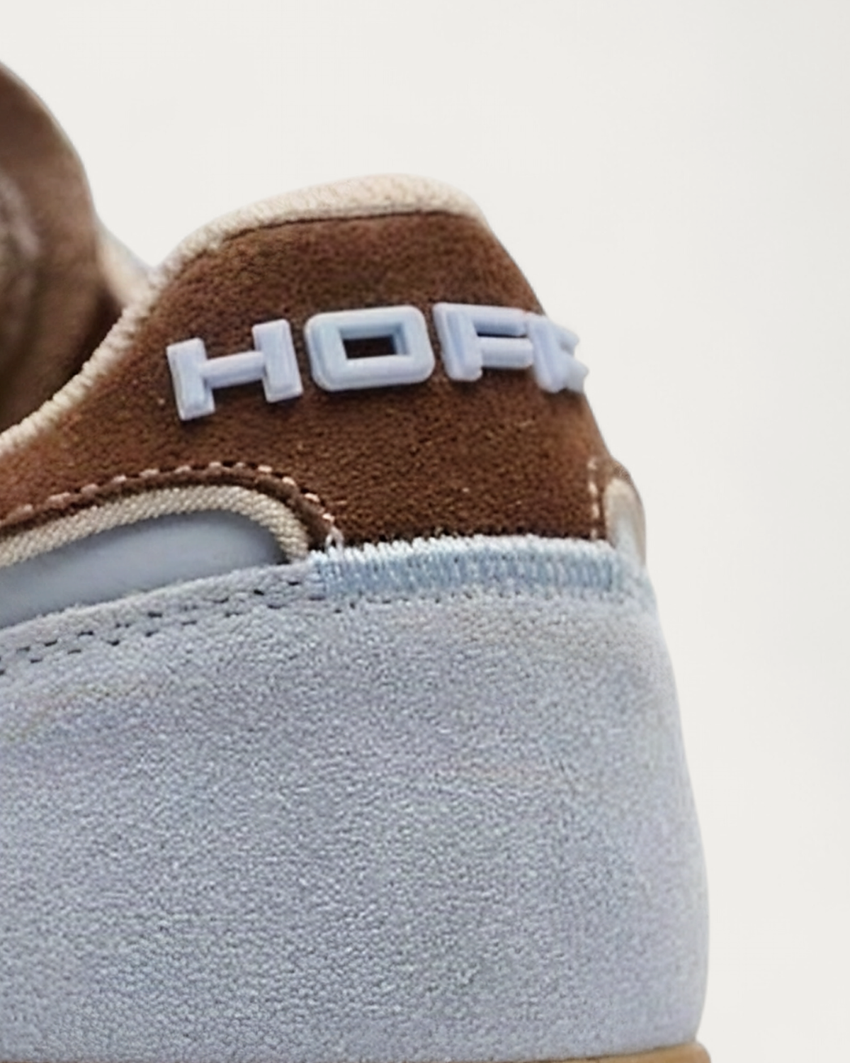 Hoff Park sneaker in blue - heel logo detail