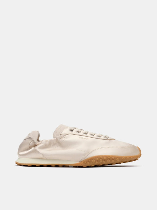 Bridge Satin Ballet Sneaker In Beige