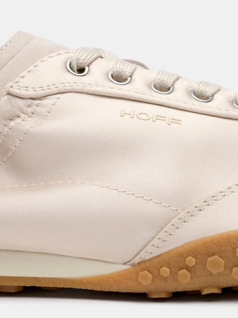 Bridge Satin Ballet Sneaker In Beige