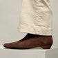 Hunter Brown Suede Ankle Boot
