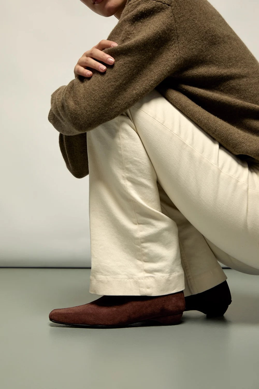 Hunter Brown Suede Ankle Boot