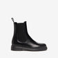 Black Leather Chelsea Boot