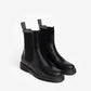 Black Leather Chelsea Boot