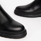 Black Leather Chelsea Boot