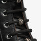 Black Leather Biker Boot