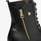 Leather Biker Boot With Laces