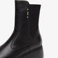 Low Wedge Boot In Black