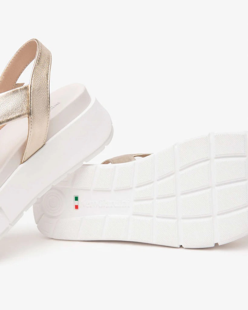 Leather Weave Block Heel