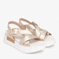 Leather Weave Block Heel