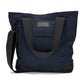 Shoulder Bag Navy Pinstripe