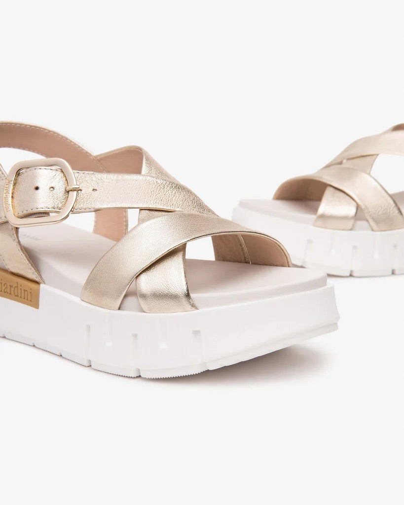 Leather Weave Block Heel