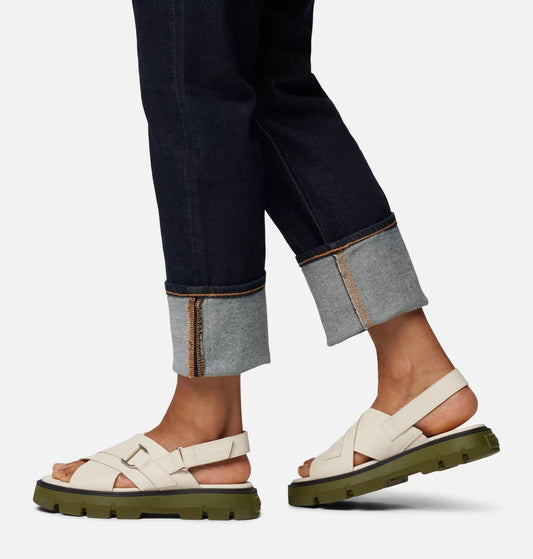 Rein Crisscross Sandal In Chalk