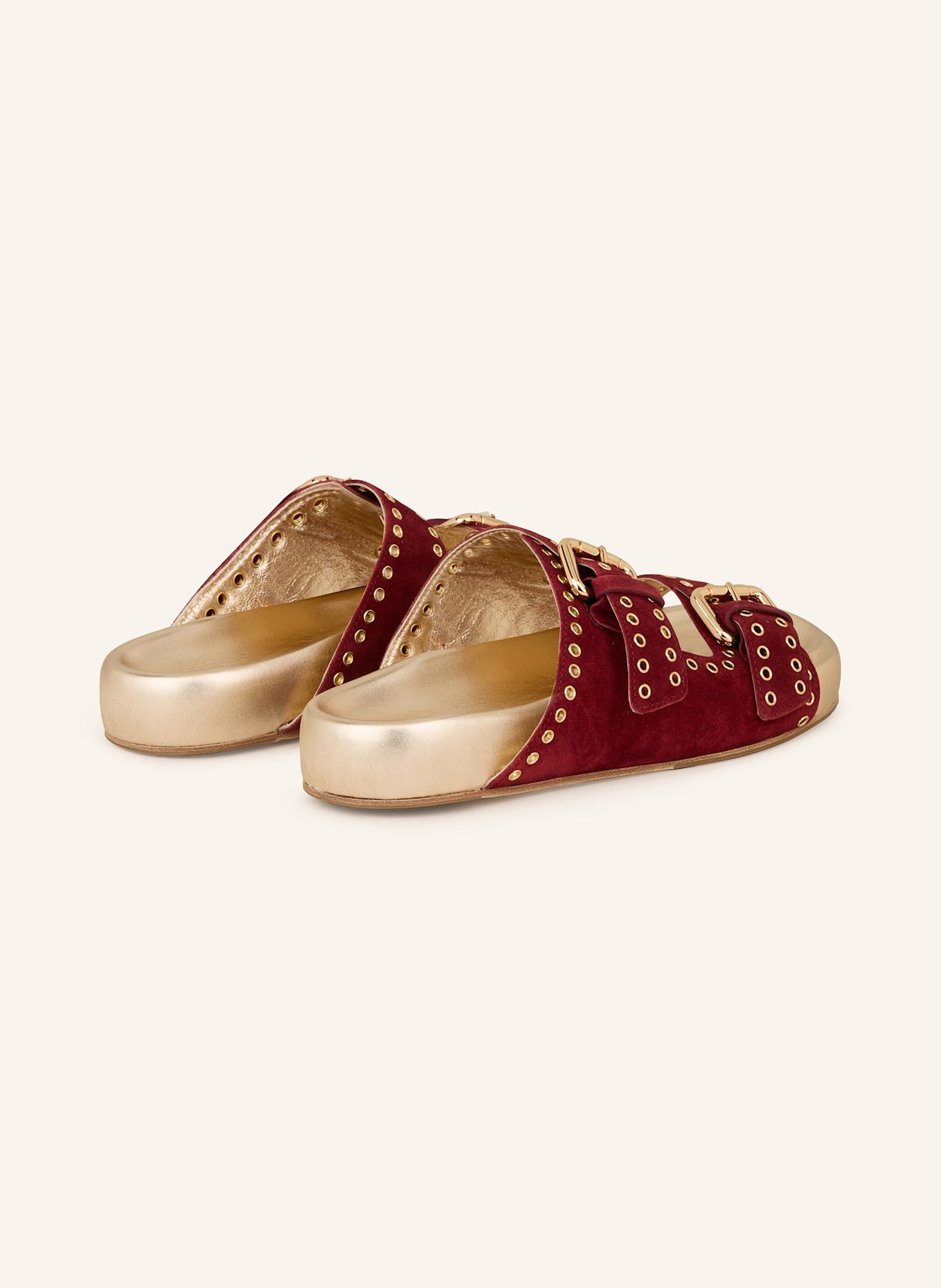 Soda Slider In Burgundy & Gold