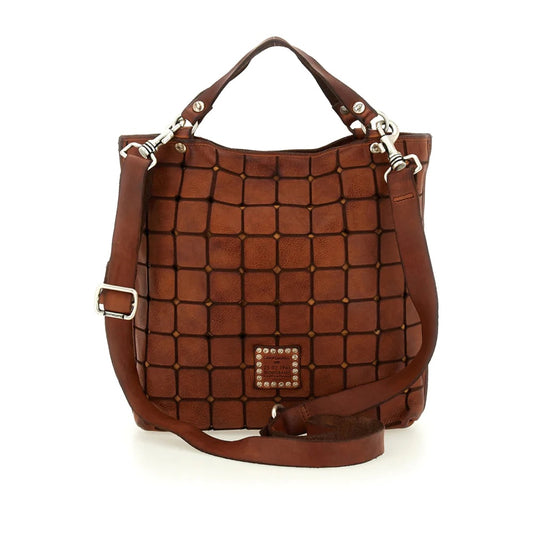 Acacia Tote Lasered Leather