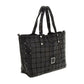 Laser Cut Shopper In Black