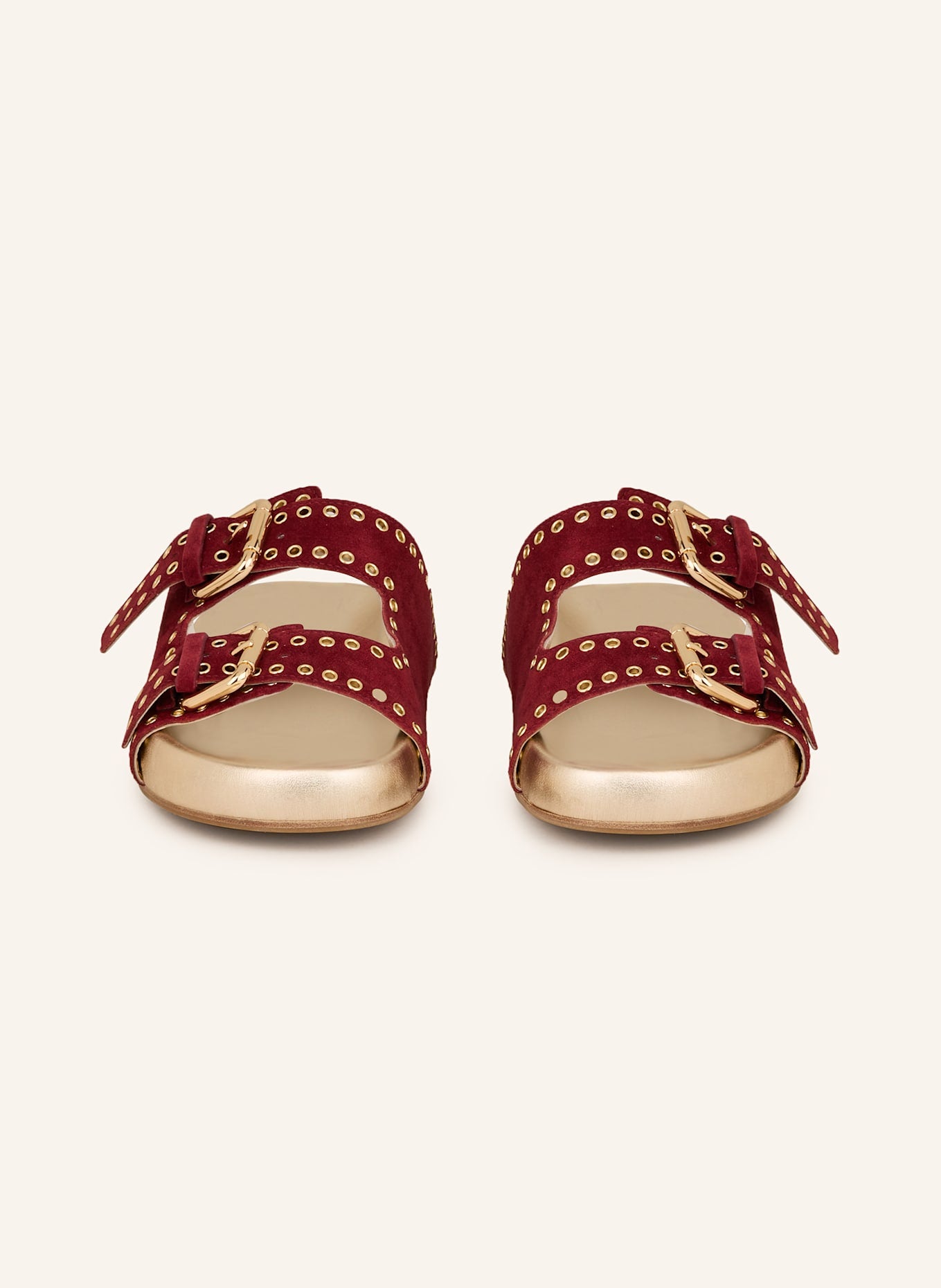 Soda Slider In Burgundy & Gold