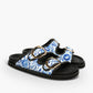 Leather Block Heel Sandal