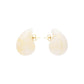 Drop Earring In Pearl Marble