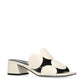 Leather Block Heel Sandal