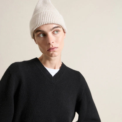 Le Bonnet Classic Beanie In Ivory