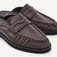 Jones Mule Loafer In Dar Brown