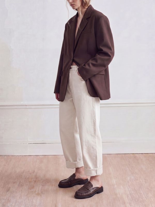 Jones Mule Loafer In Dar Brown