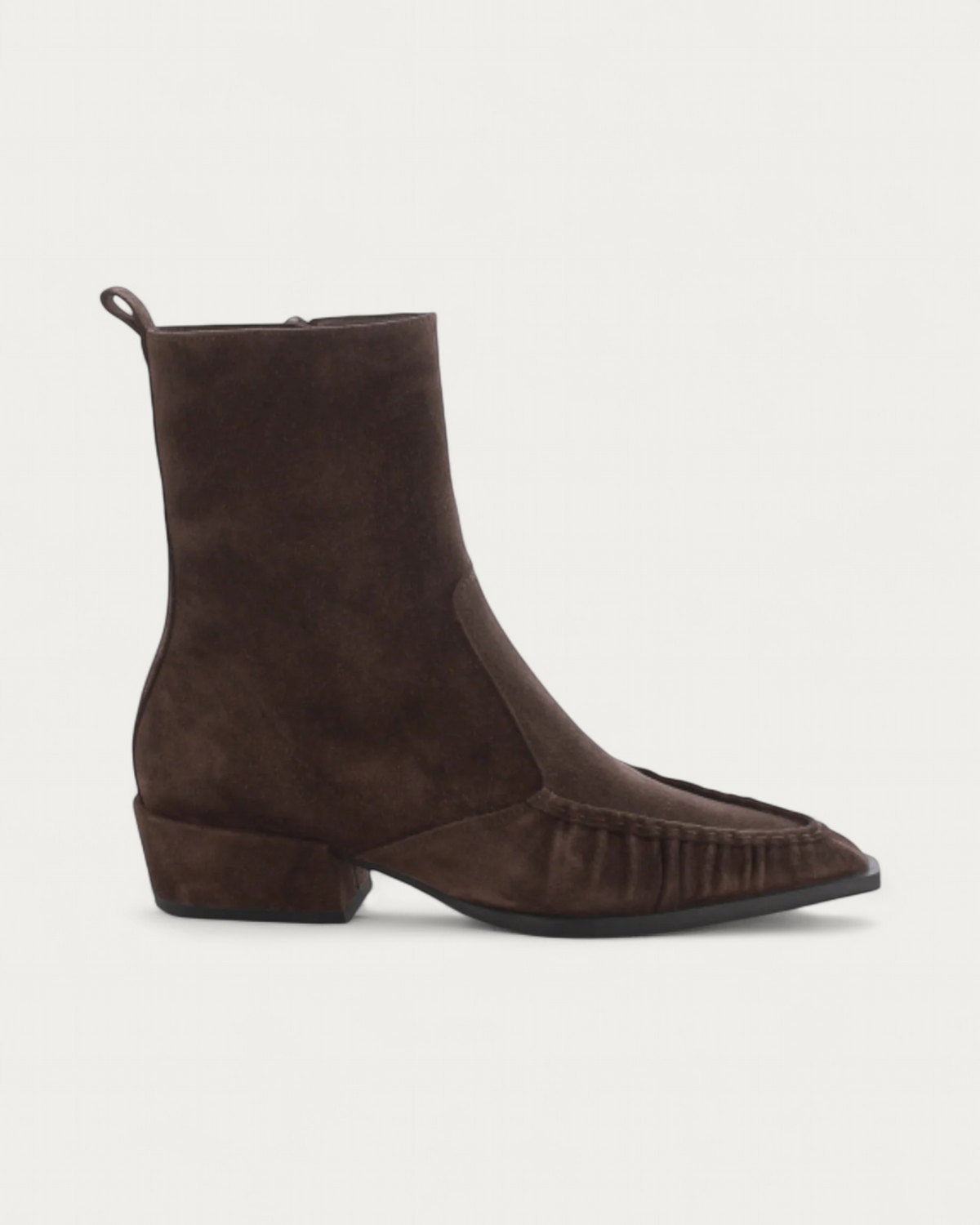 Kennel & Schmenger Calla Brown Suede Ankle Boot, side profile
