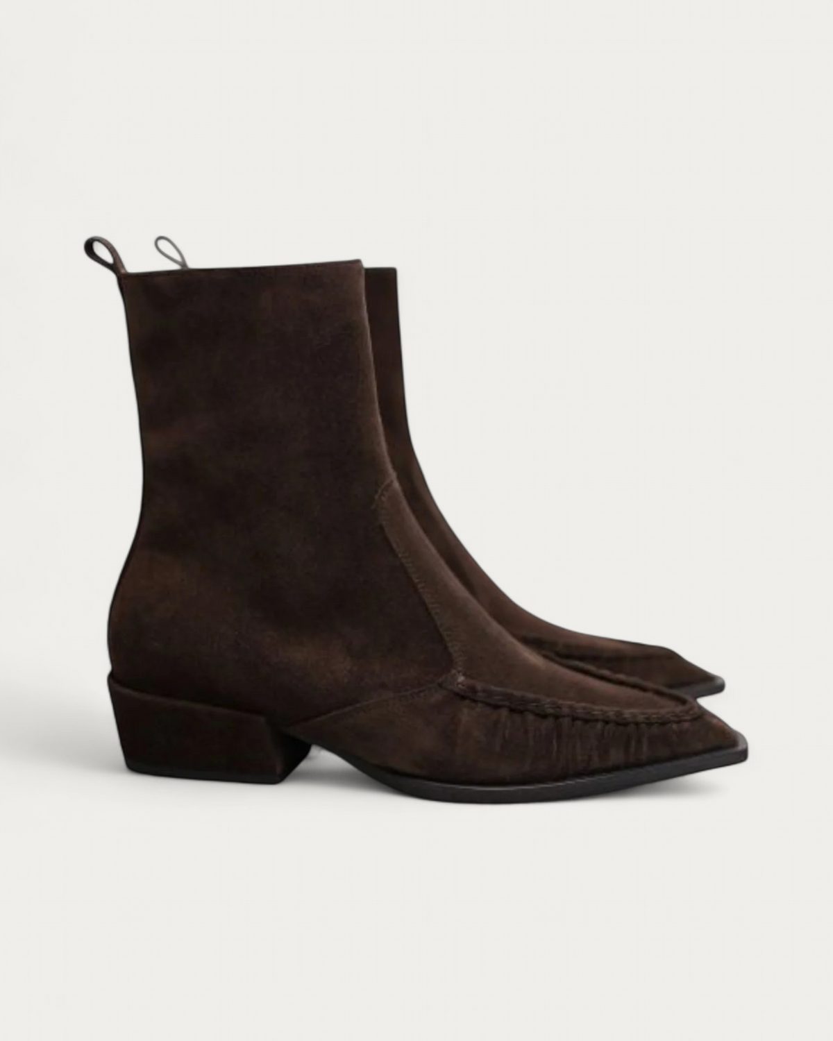 Kennel & Schmenger Calla Brown Suede Ankle Boot, side profile