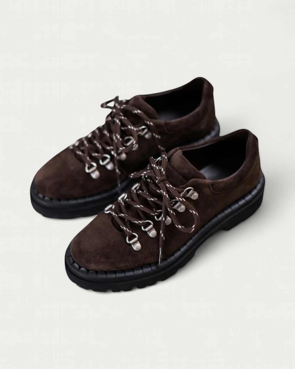 Kennel & Schmenger Lana Brown Suede Hike Loafer, pair