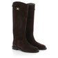 Knee High In Brown Suede
