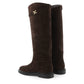 Knee High In Brown Suede