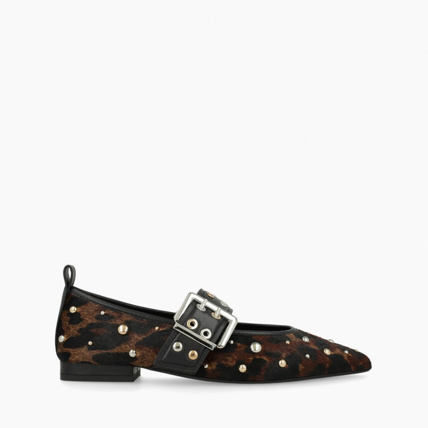 Animal Print Ballerinas