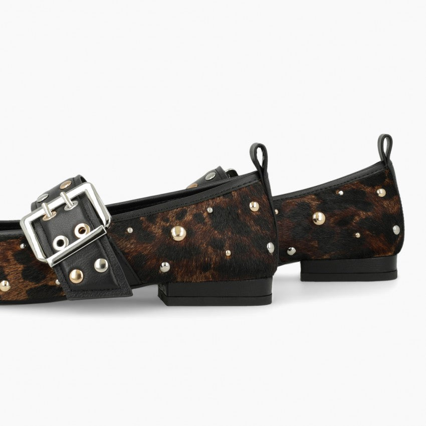 Animal Print Ballerinas