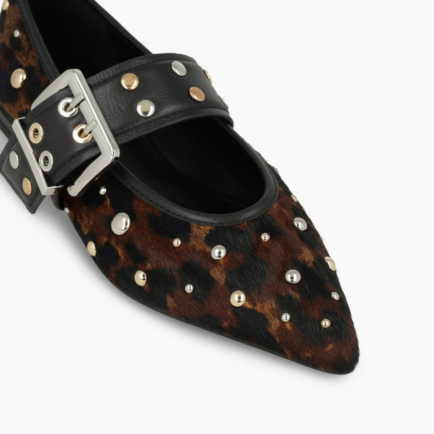 Animal Print Ballerinas